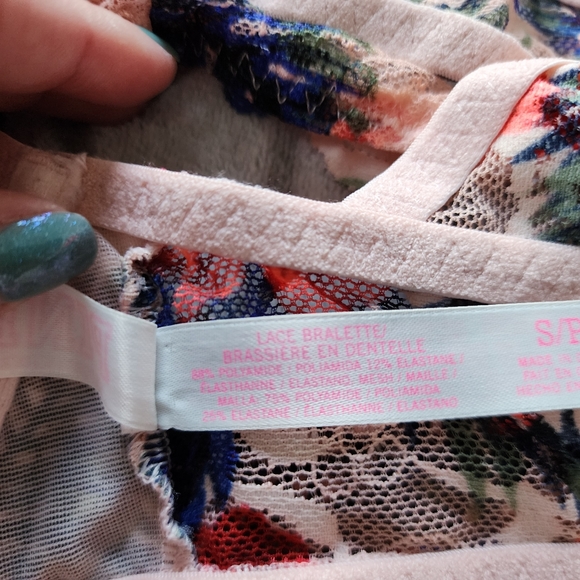 PINK Victoria Secret lace bralette, Small, pink - Picture 4 of 5